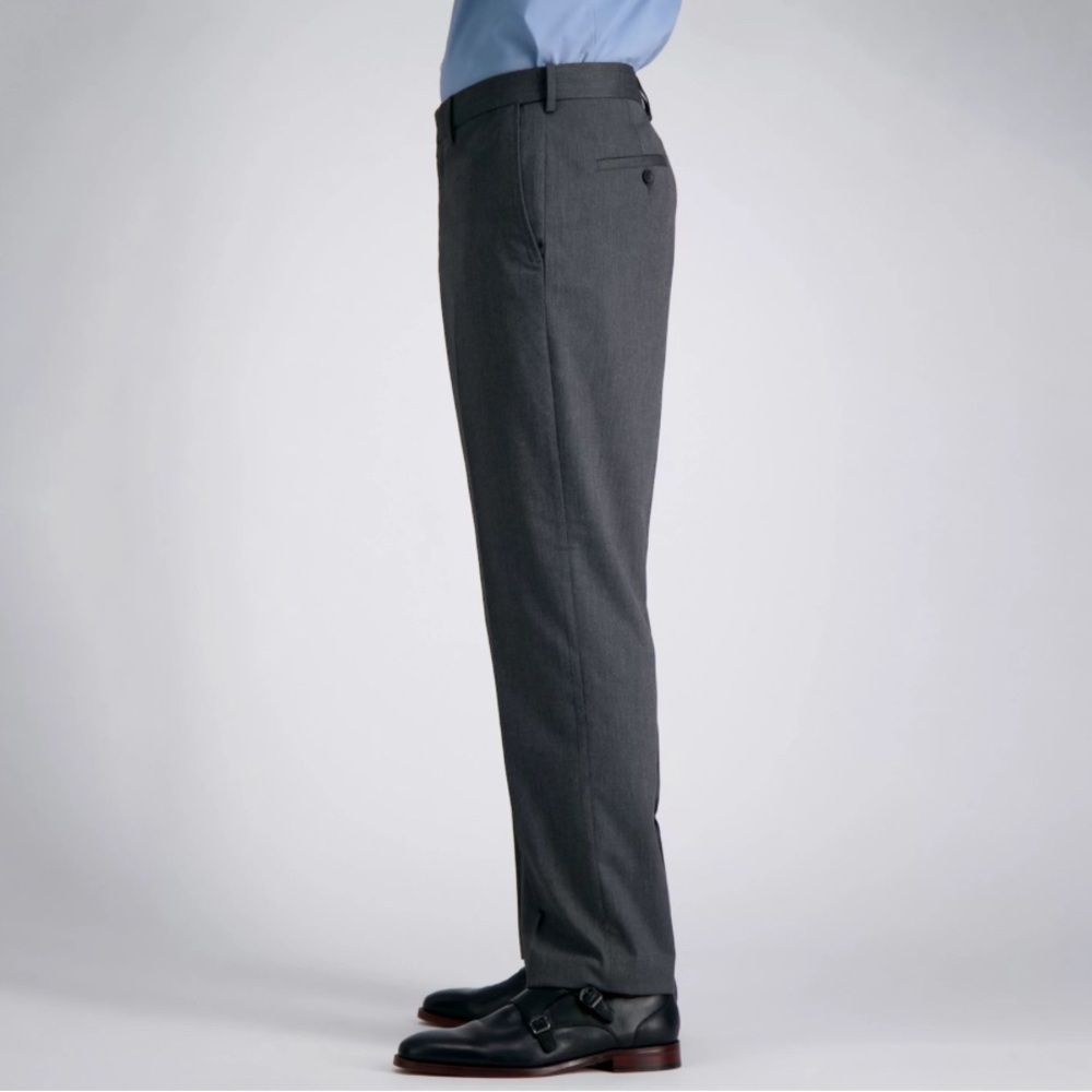 J. M. HAGGAR Men's Gray Dress Pants - Picture 3 of 5